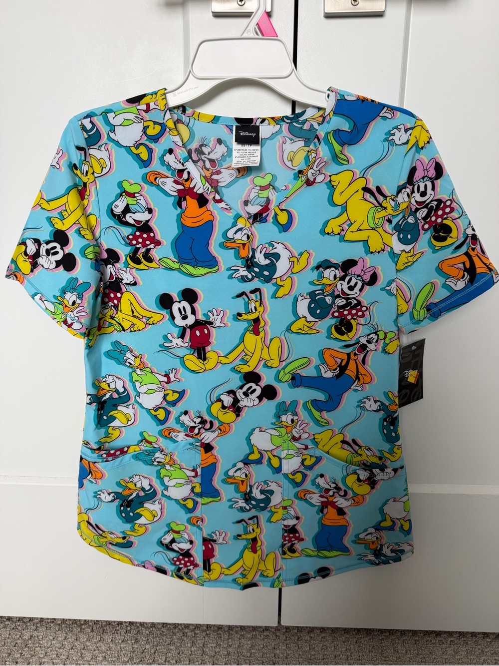Disney scrub top